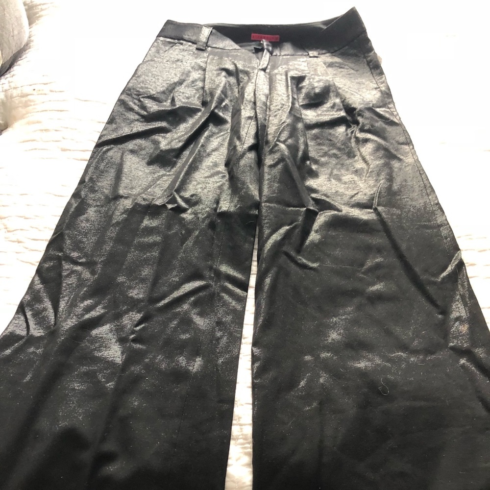 Black Alice + Olivia Wide Leg Pants NWT Size 2